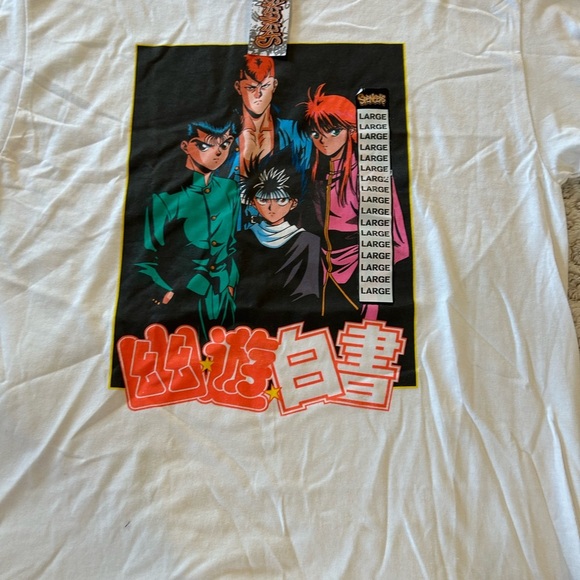 NWT Men’s Anime Graphic T-Shirt Size Large - Picture 2 of 8